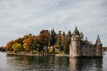 Fototapeta premium Chateau de boldt située dans l'archipel des mille-îles en Ontario