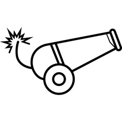 Cannon Icon vector illustration photo