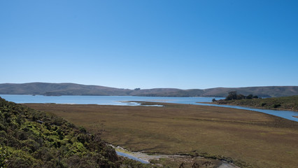 Russian river in the summer, california