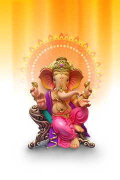 Indian god of Ganesha traditional festival