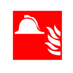 Collection Of Fire Fighting Equipment Symbol Sign, Vector Illustration, Isolate On White Background Label.