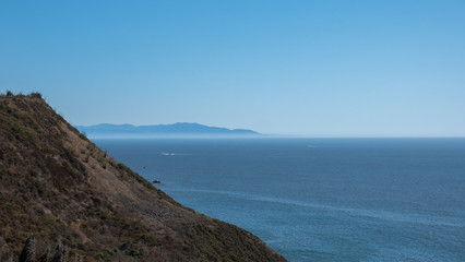 Fototapeta na wymiar View on the ocean in the summer, near San Francisco, 
