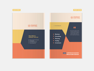 Business Brochure Cover Design | Annual Report and Company Profile Cover&nbsp;| Booklet and Catalog Cover Template