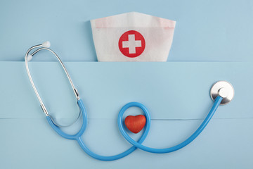 International nurse day background. Medical background. Healthcare medicine concept. Thak you for nurse.