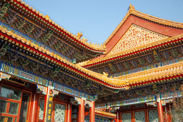 Obraz premium Colourful Chinese roof