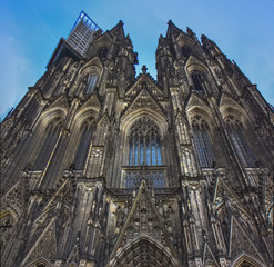 Fototapeta na wymiar Famous cathedral in Cologne, Germany