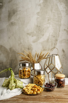 set of indonesian traditional ramadan snack. nastar