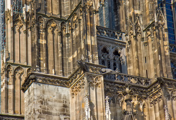 Famous cathedral in Cologne, Germany