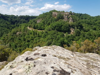 mountain landscape with blue sky