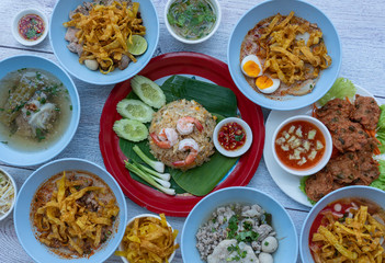 Thai Food Mixed Dishes 