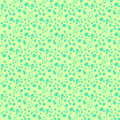 Pastel mint and green vector seamless pattern with geometric shapes. Abstract background for printing brochure, poster, party, summer print, modern textile design, cards.