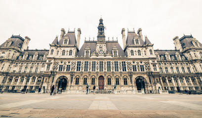 Obraz premium パリ市庁舎 セピア