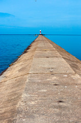 Fototapeta premium pier on Lake Michigan