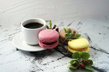 macaroons and tea
