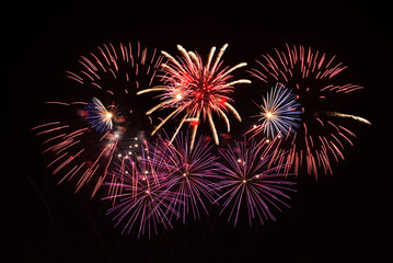 Fireworks on  Bahrain National Day