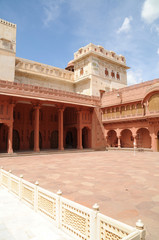 i palazzi e le strade di Bîkâner india