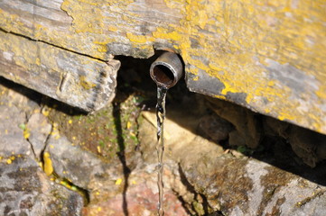 old rusty bolt