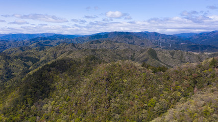 岐阜県山県市 大桑城跡付近 ドローン空撮