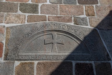 The old Gjellerup Church in Denmark