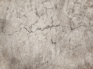 Cracked concrete wall texture