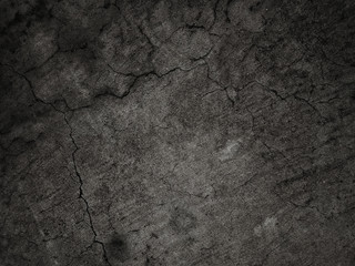 Dark cement wall background in vintage style