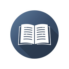 Outline book vector icon. Book illustration for web, mobile apps, design. Book vector symbol.