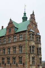 Fototapeta na wymiar View of the historic Rosenborg Castle in Copenhagen, Denmark