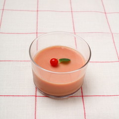 手作りのベジタブル豆乳ゼリー