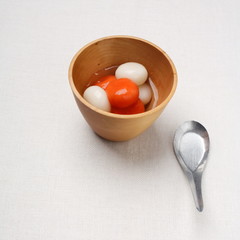 トマトの白玉、和風スイーツ