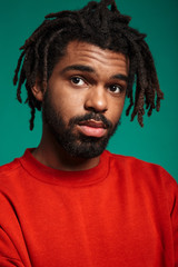 Portrait of a young african man wearing pullover