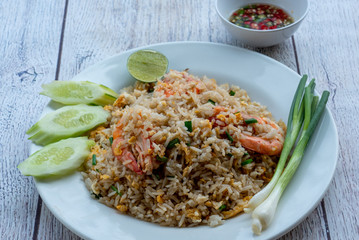 Thai Style Mixed Fried Rice Dishes 