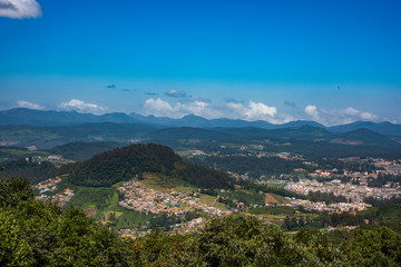Ooty (short for Udhagamandalam) is a resort town in the Western Ghats mountains, in southern India's Tamil Nadu state.