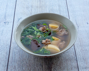 Thai Mixed Soup Dishes 