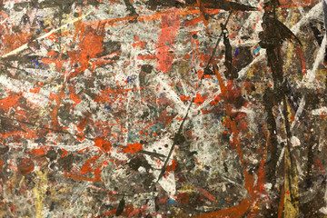 Great background or texture with several layers of paint.