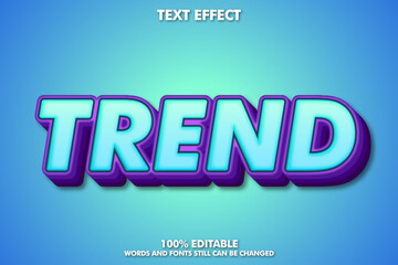 Modern text effect