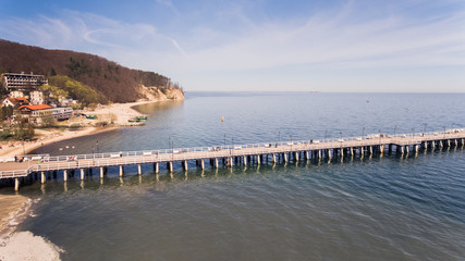 Molo w Gdyni Orłowie  © Marcin