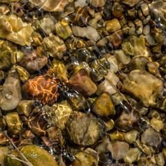 boulders in the water