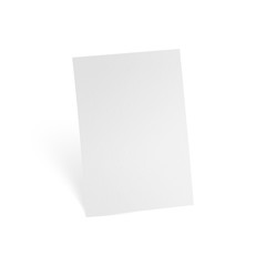 A4 paper mockup template on isolated white background, 3d illustration