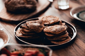 homemade chocolate cake