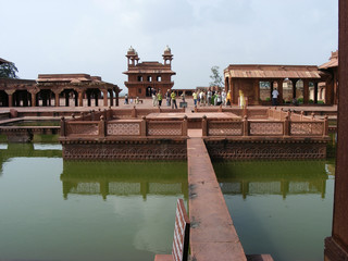 Palazzi e moschea del sito patrimonio dell' unesco Fatehpur Sikri