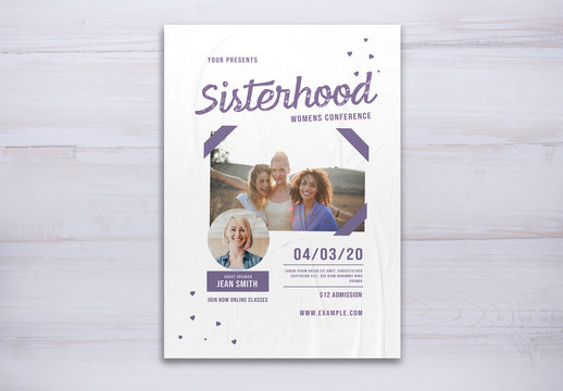 Women's Conference Flyer Layout