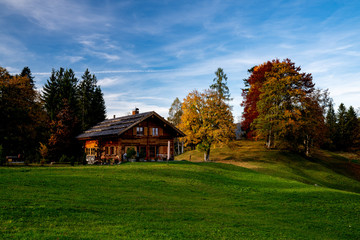 Obraz premium Bürserberg Hütte