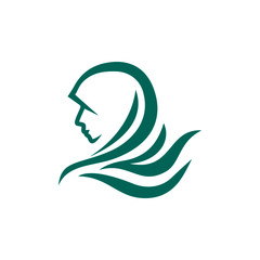 Muslim fashion logo vector