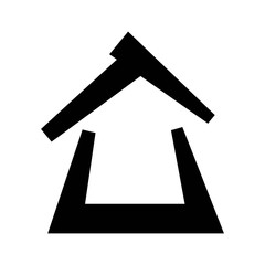 house vector graphic design illustration template