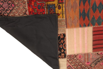 Old and modern Persian Colourful Arabesque and handmade carpet, rug gelim, patchwork, and Gabbeh...