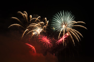 Fireworks on Bahrain National day
