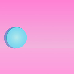 Illustration object minimal on background tone pastels 