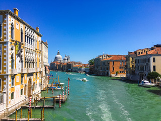 Photo of a landscape of The Grand Canal in Venice