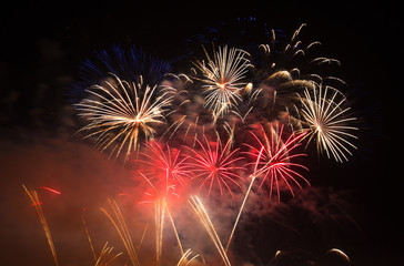 Fireworks on Bahrain National day