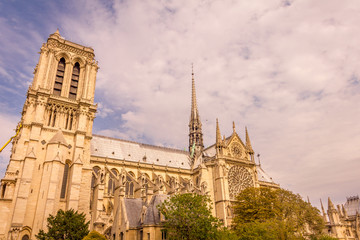 Fototapeta premium Notre Dame Cathedral, Paris, France